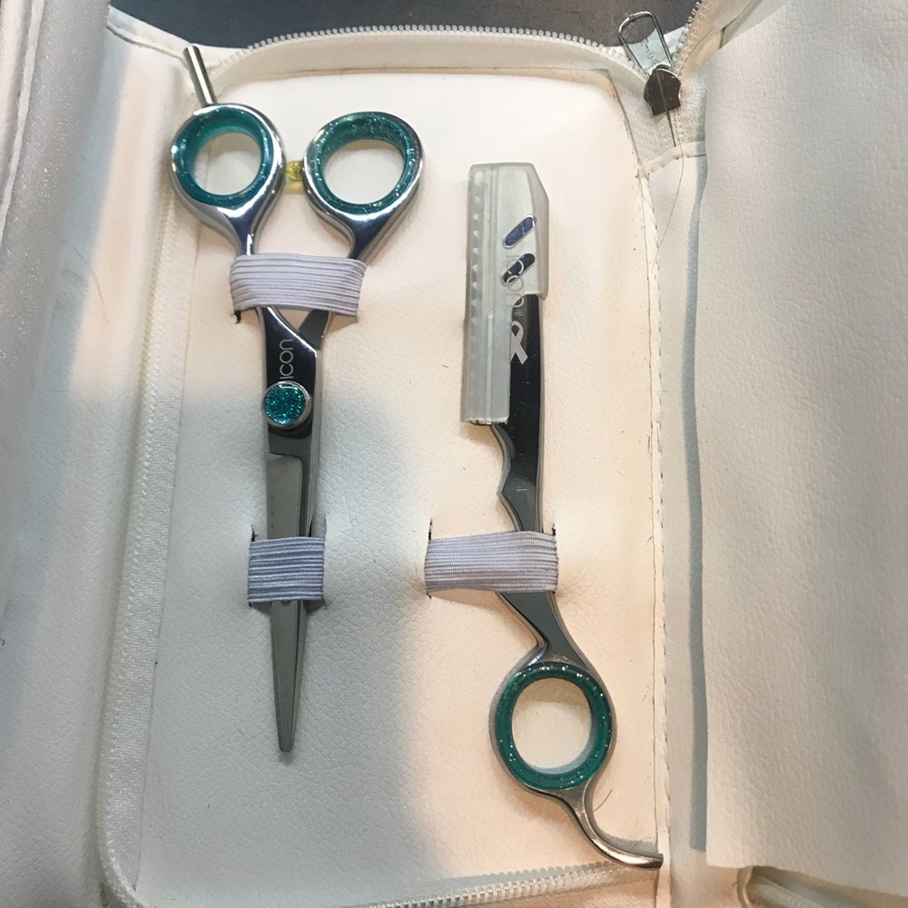 Icon shears. Ovarian cancer awareness addition